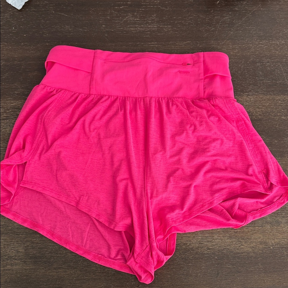 Free People Coral Tempo Run Shorts